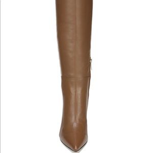 SAM EDELMAN RAAKE BROWN LEATHER BOOTS